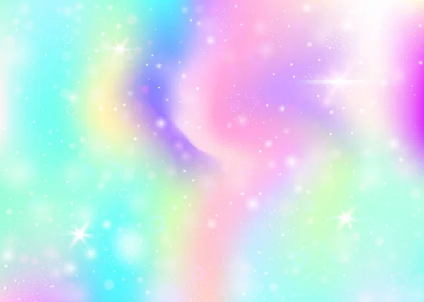 Einhorn Hintergrund mit Rainbow Mesh. — Stockfoto