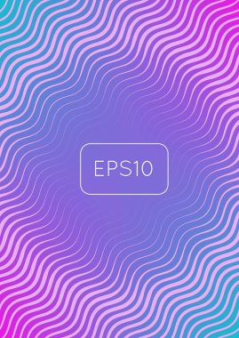 Gradyanlı minimalist kapak şablonu