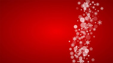 Noel ve Yeni Yıl kar taneleri