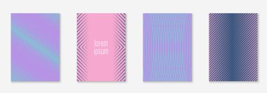 Gradyanlı minimalist kapak şablonu