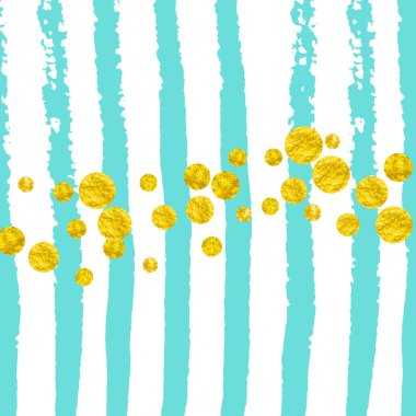 Noktalı altın parıltısı konfetisi