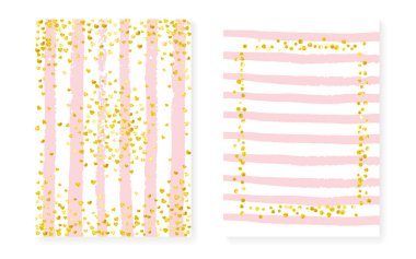 Düğün davetiyesinde noktalar ve pullar var. Gelin duşu kartı