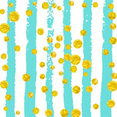 Noktalı altın parıltısı konfetisi