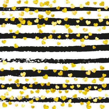 Noktalı altın parıltısı konfetisi