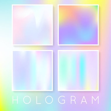 Holografik arka set.
