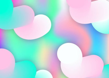 Sıvı şekli. Canlı degrade kafes. En az rapor, kapak düzeni. Sanal 3d zemin modern trendy karışım ile. Sıvı dinamik elemanları ile sıvı şekli arka plan.