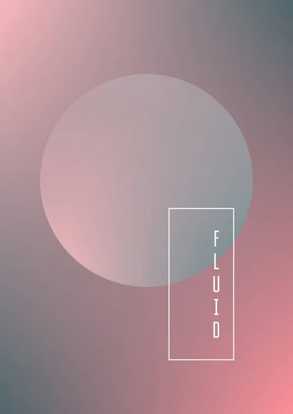 Fluido circular con esferas redondas — Vector de stock