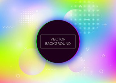 Sıvı sıvıyla dinamik bir arka plan. Holografik bauhaus 