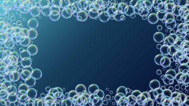 Sabun köpüğü. Deterjan banyosu köpüğü ve küvet için köpük. Şampuan..