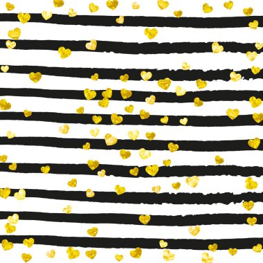 Noktalı altın parıltısı konfetisi