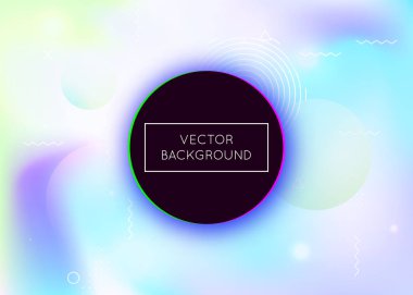 Sıvı sıvıyla dinamik bir arka plan. Holografik bauhaus 