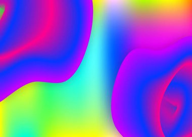 Dinamik elementler ve şekillerle sıvı arkaplan.