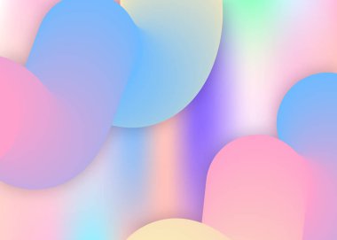 Dinamik elementler ve şekillerle sıvı arkaplan.