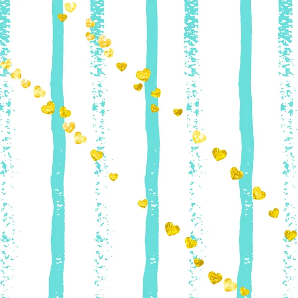 Guld glitter konfetti med prickar — Stock vektor