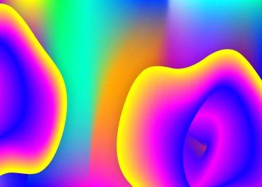 Dinamik elementler ve şekillerle sıvı arkaplan.