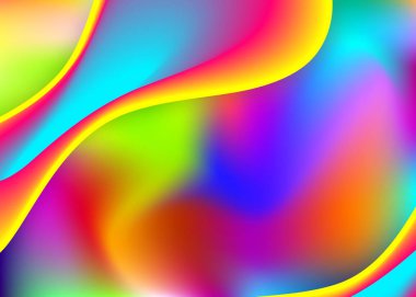 Sıvı dinamik elementler ve şekillerle akışkan arkaplan.