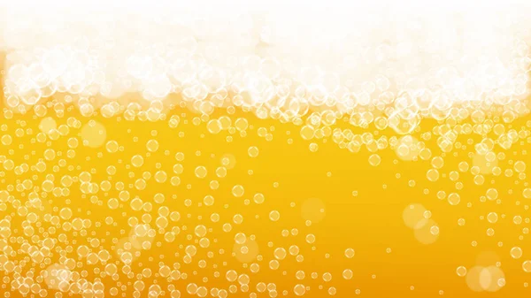 ラガービールだ。クラフトスプラッシュの背景。オクトーバーフェストフォーム. — ストックベクタ