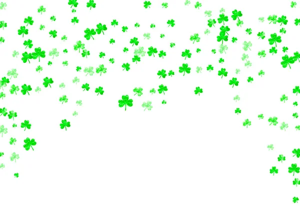 Shamrock background for Saint Patricks Day. — Stock Vector