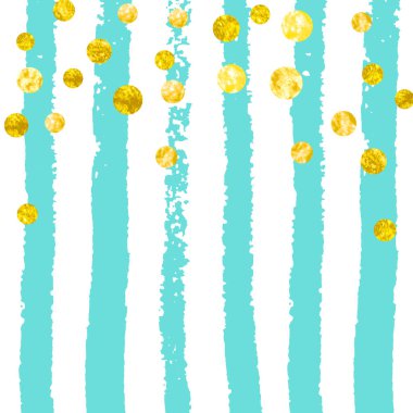 Noktalı altın parıltısı konfetisi