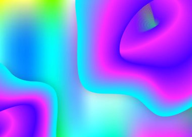 Sıvı dinamik elementler ve şekillerle akışkan arkaplan.