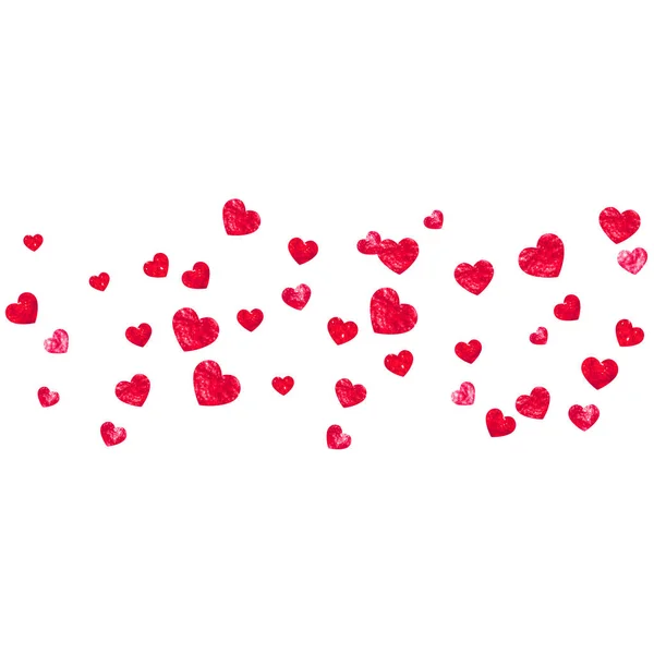 Valentin-nap a kártya a glitter-szív. — Stock Vector
