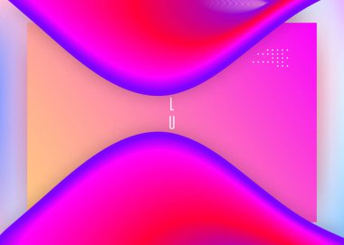 Dinamik elementleri ve şekilleri olan sıvı. İniş sayfası.