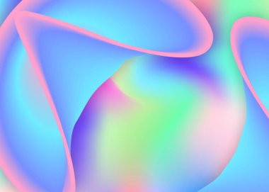 Sıvı dinamik elementlerle akışkan şekil arkaplanı.