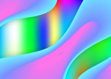 Sıvı dinamik elementler ve şekillerle akışkan arkaplan.