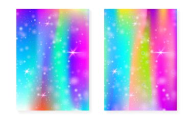 Kawaii büyü gradyanı olan tek boynuzlu at geçmişi. Prenses gökkuşağı 