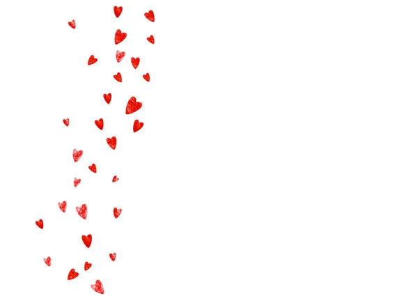 День святого Валентина распродажа с блестящими сердцами . — стоковый вектор