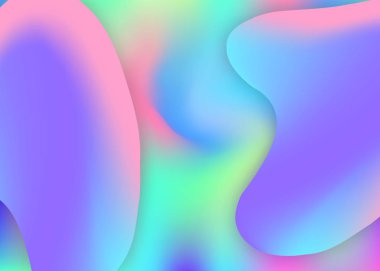 Sıvı şekilli ve elementli akışkan dinamik arkaplan.