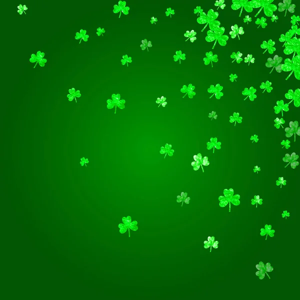 Fond Shamrock pour la Saint Patricks Day. — Image vectorielle