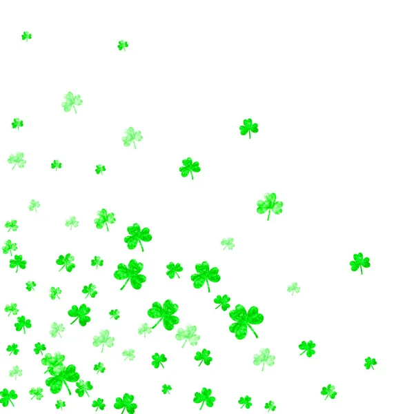 Shamrock fundo para o dia de Saint Patricks. — Vetor de Stock