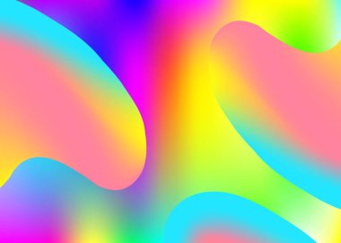 Dinamik elementler ve şekillerle sıvı arkaplan.