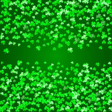 Aziz Patrick Günü için yonca arka planı.