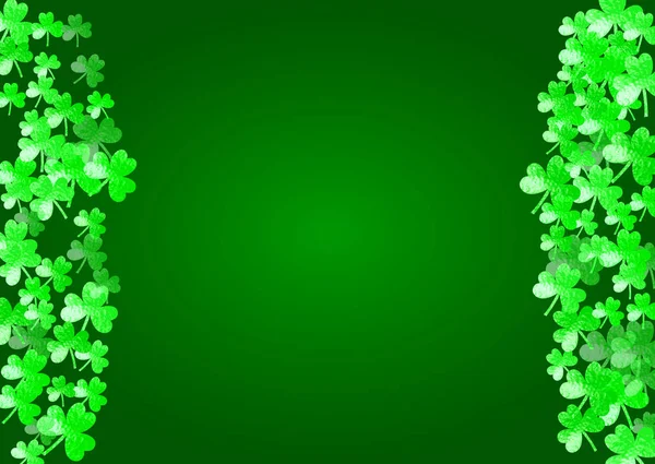 Fond Shamrock pour la Saint Patricks Day. — Image vectorielle