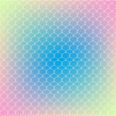 Balık ölçek ve deniz kızı arka plan