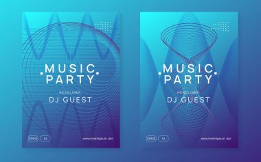 Neon Club broşürü. Elektro dans müziği. Trance parti DJ 'i. Elektronik ses festivali. Tekno olay posteri.