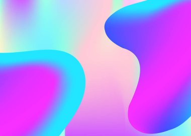 Sıvı dinamik elementlerle akışkan şekil arkaplanı.