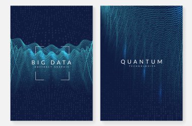 Büyük veri arka plan. Görselleştirme, içinde yapay için teknoloji