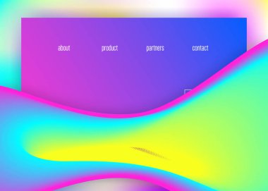 Sıvı dinamik elementler ve sıvı şekilli iniş sayfası.