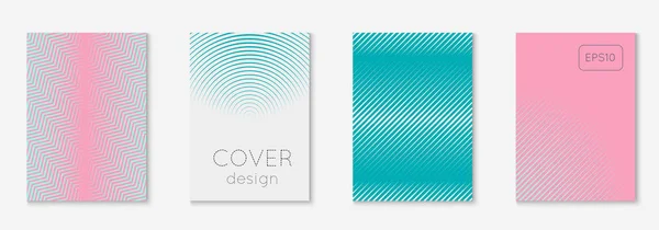 Modernes Plakatdesign mit minimalistischen geometrischen Linien und Formen. — Stockvektor