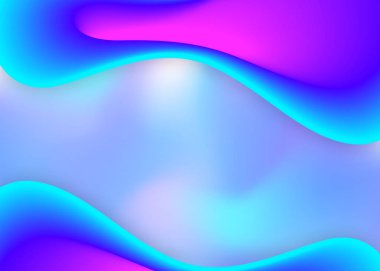 Dinamik elementler ve şekillerle sıvı arkaplan.