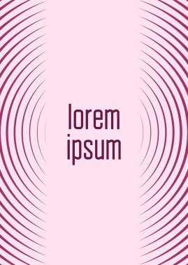 Gradyanlı minimalist kapak şablonu