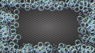 Köpük köpüğü. Banyo için deterjan ve şampuan köpüğü. Sabun..