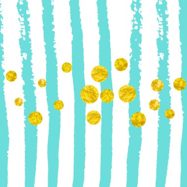 Noktalı altın parıltısı konfetisi