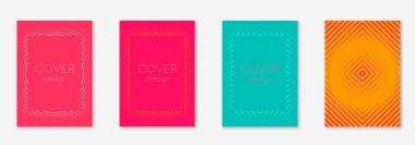 Gradyanlı minimalist kapak şablonu