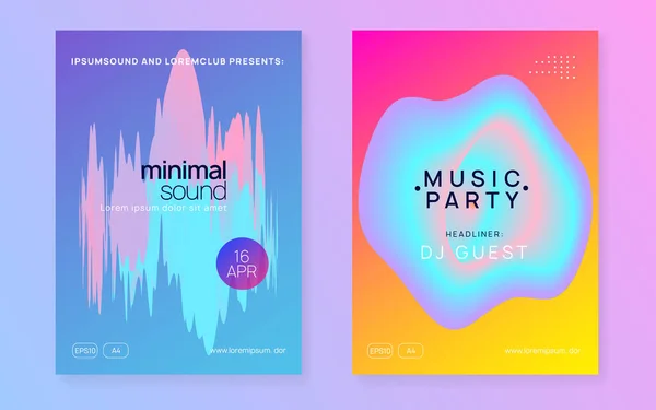 Summer poster και φυλλάδιο φεστιβάλ μουσικής. — Διανυσματικό Αρχείο