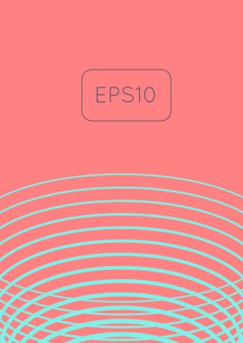 Gradyanlı minimalist kapak şablonu