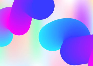 Dinamik elementler ve şekillerle sıvı arkaplan.